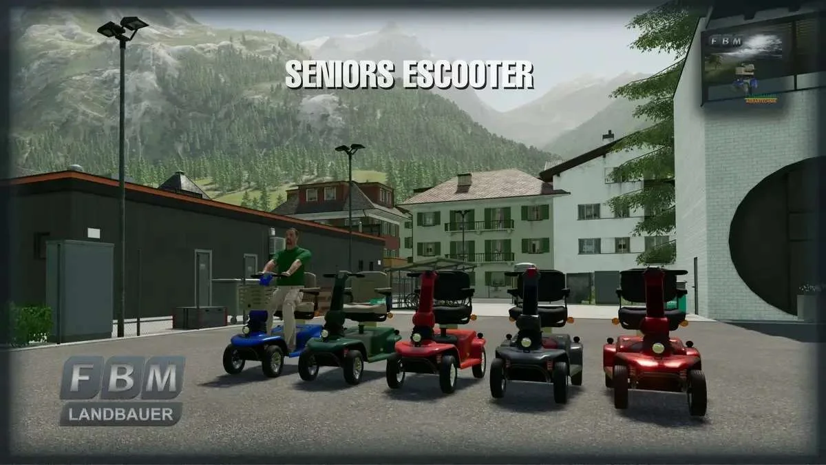 Seniors eScooter v1.0 FS22 FS22 Mod Free Download