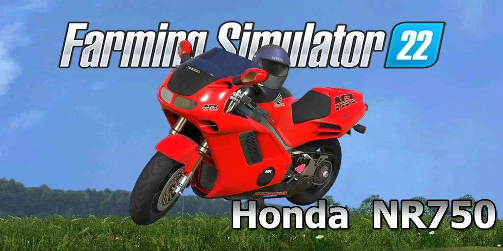 Sport bike Honda NR750 v1.0 FS22 FS22 Mod Free Download