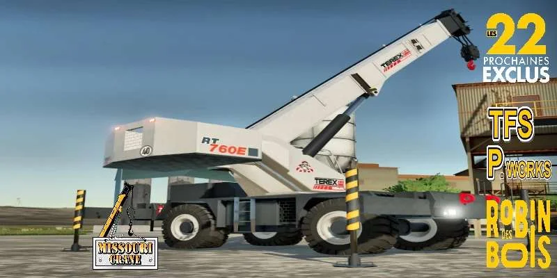 TEREX RT 760E v1.0 FS22 FS22 Mod Free Download