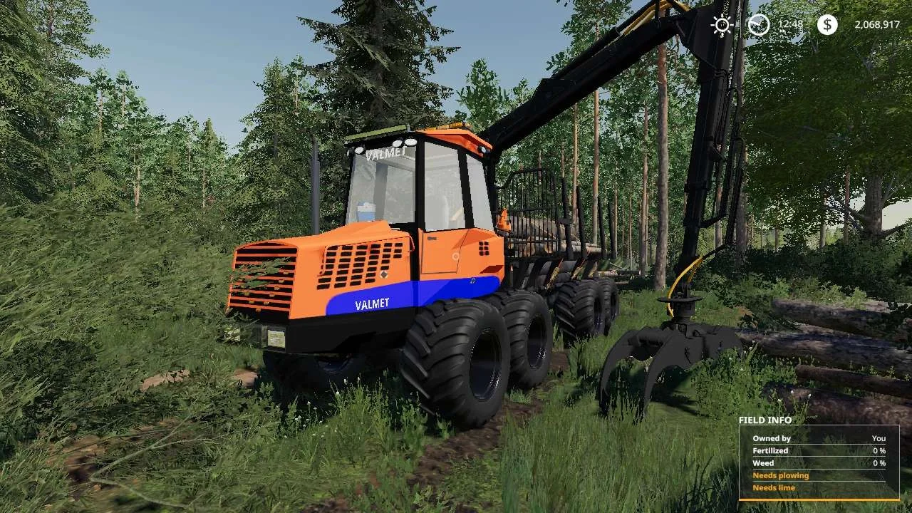 Valmet 840 v1.0 FS22 FS22 Mod Free Download