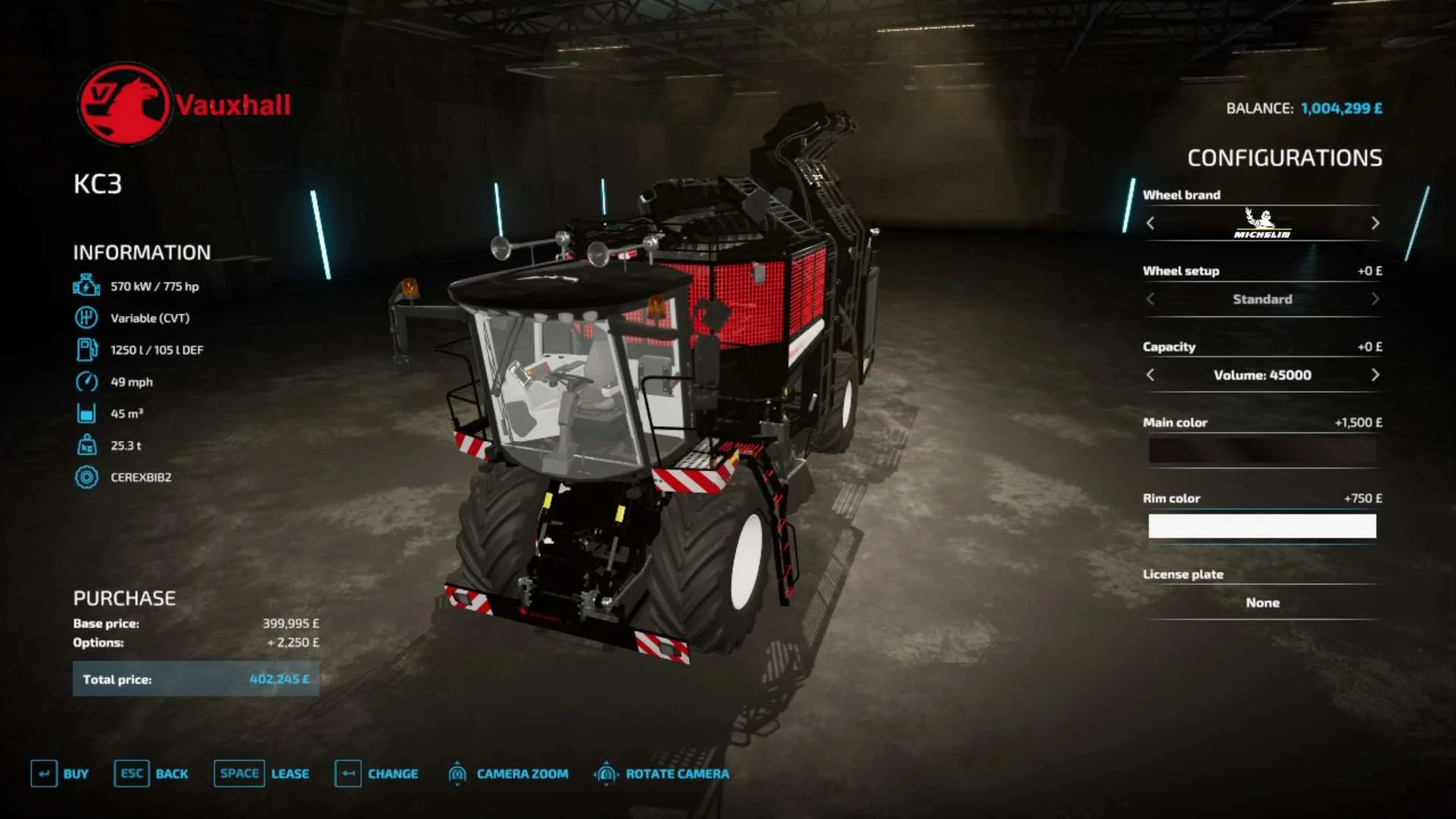 Vauxhall KC3 Sugar Beet/Potato Harvester with Large Headers V3.4.4.7 FS22 FS22 Mod Free Download