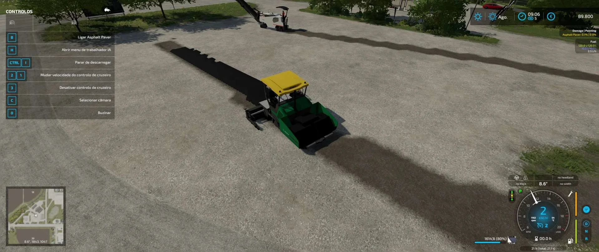 Vogele 1600_3i v1.0 FS22 FS22 Mod Free Download