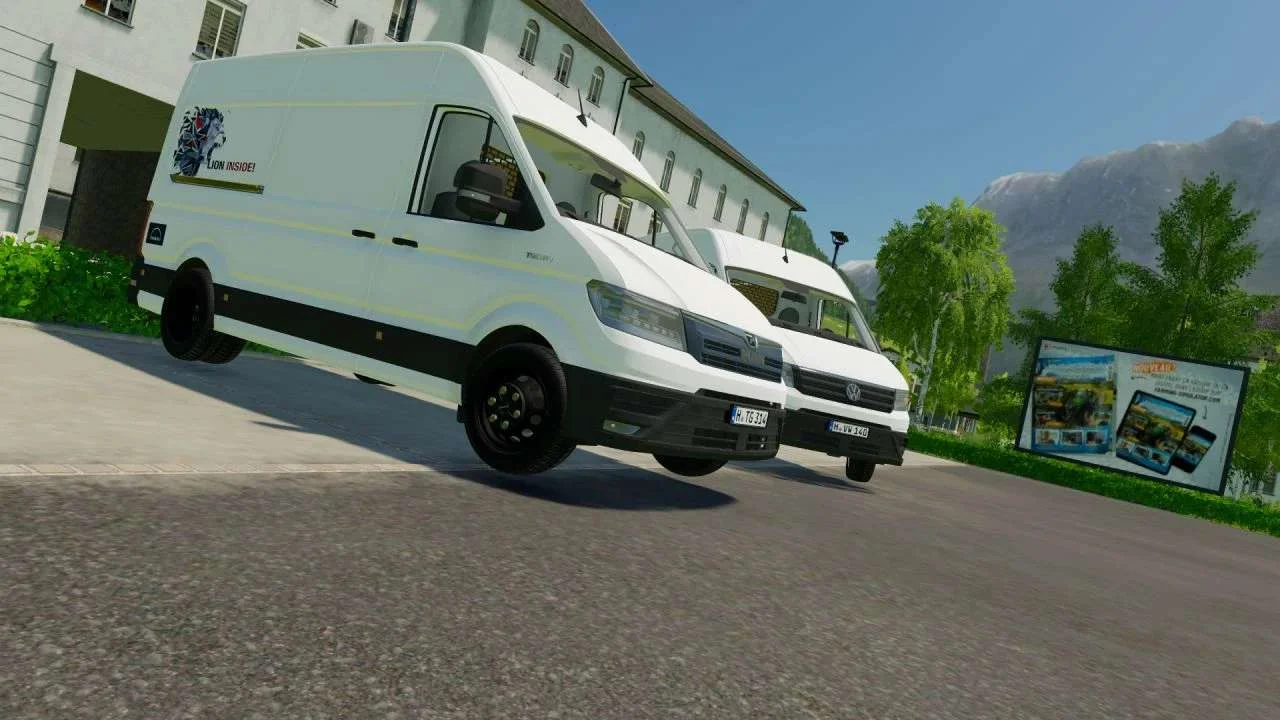 Volkswagen Crafter / MAN TGE v1.1 FS22 FS22 Mod Free Download