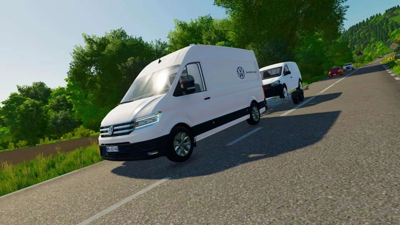 Volkswagen Crafter / MAN TGE v2.0 FS22 FS22 Mod Free Download
