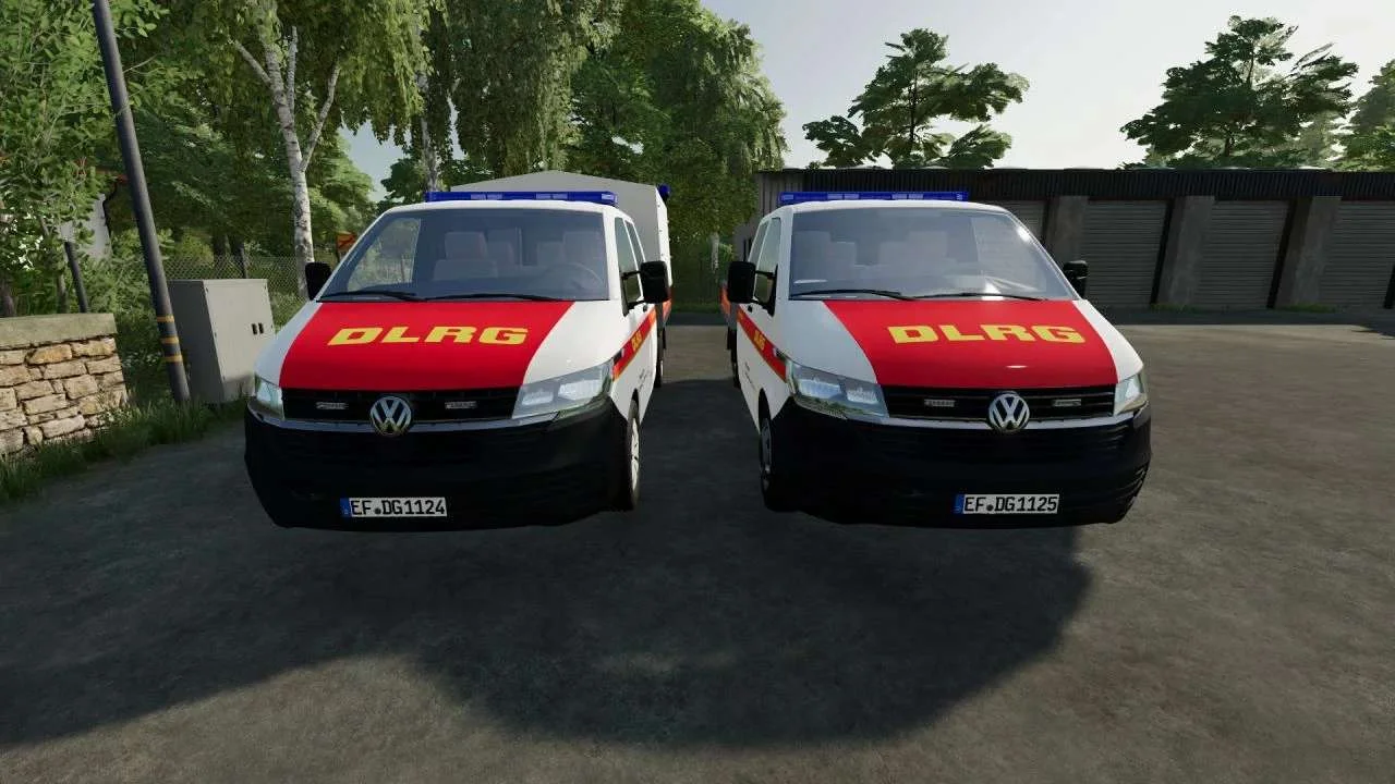 Volkswagen Transporter T6.1 Doka 2020 v1.1 FS22 FS22 Mod Free Download