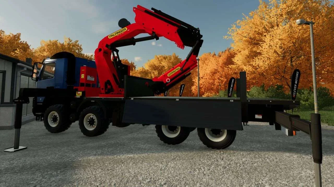 Volvo FMX Palfinger v1.0 FS22 FS22 Mod Free Download