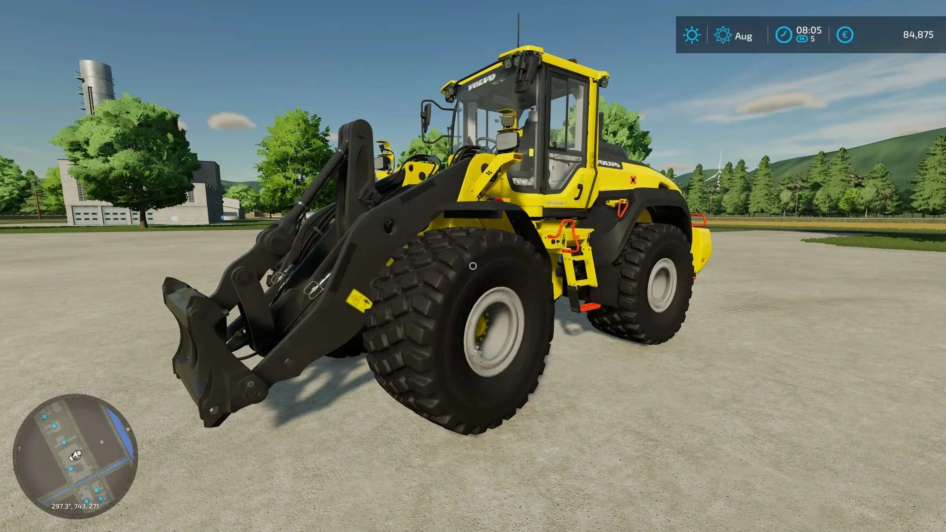 Volvo L120H v1.0 FS22 FS22 Mod Free Download