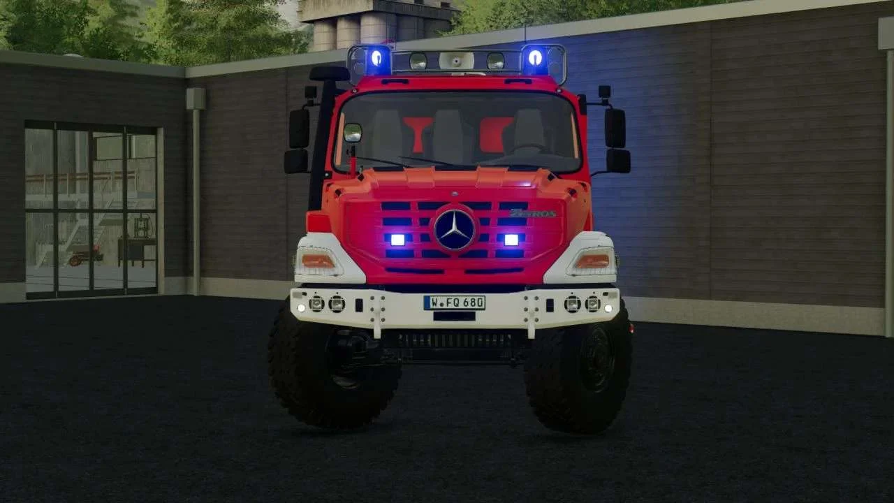 Ziegler Mercedes Zetros GTLF v1.1 FS22 FS22 Mod Free Download
