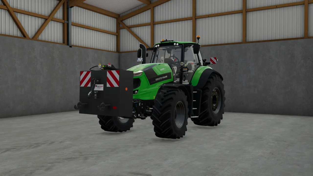 Rear mass 3000KG V1.2 FS22 FS22 Mod Free Download
