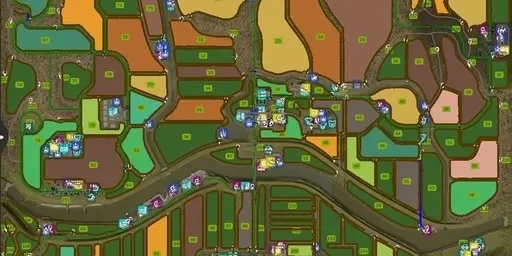 FS25 AD course for North German Land 4x v2.0 Autodrive Mod FS25 Mod Free Download