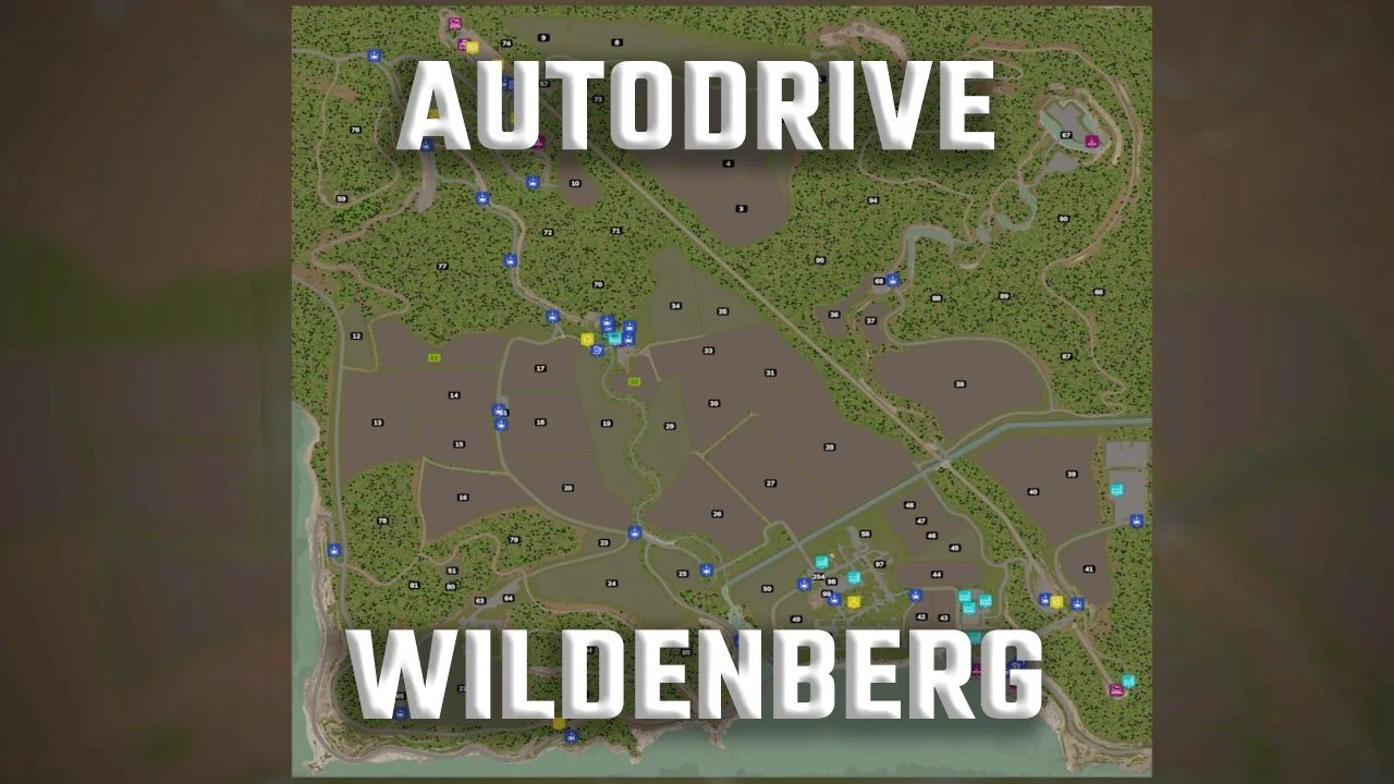 FS25 AtuoDrive Wildenberg V1.0.0.1 Autodrive Mod FS25 Mod Free Download