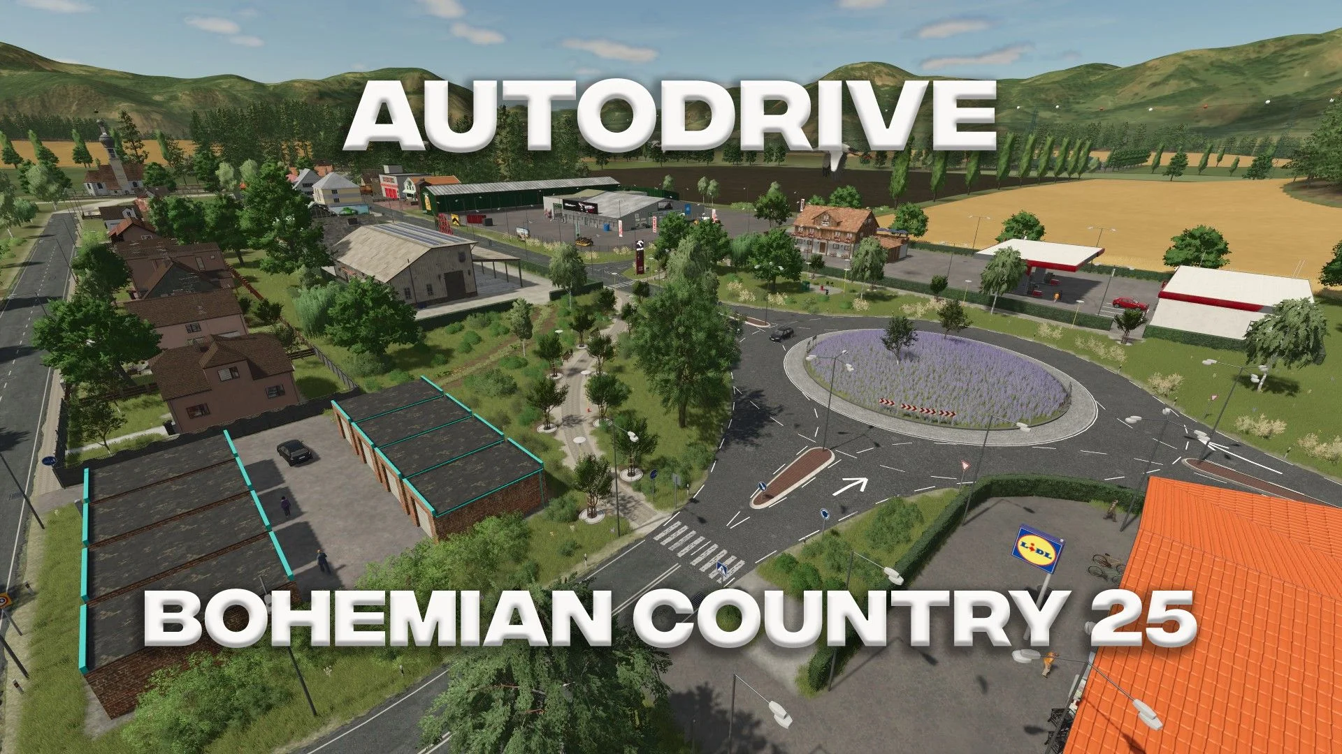 FS25 Autodrive Bohemia Country 25 V1.0 FS25 Mod Free Download