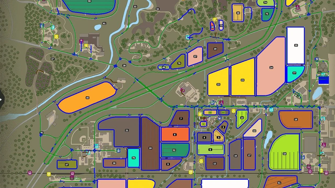 FS25 Autodrive Elmcreek V1.0 FS25 Mod Free Download