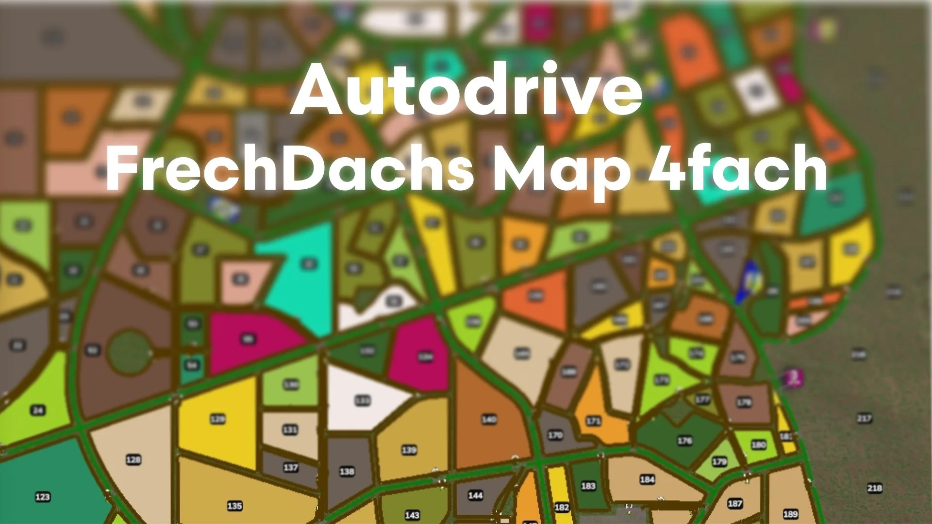 FS25 Autodrive FrechDachs Map 4fach V1.0 FS25 Mod Free Download
