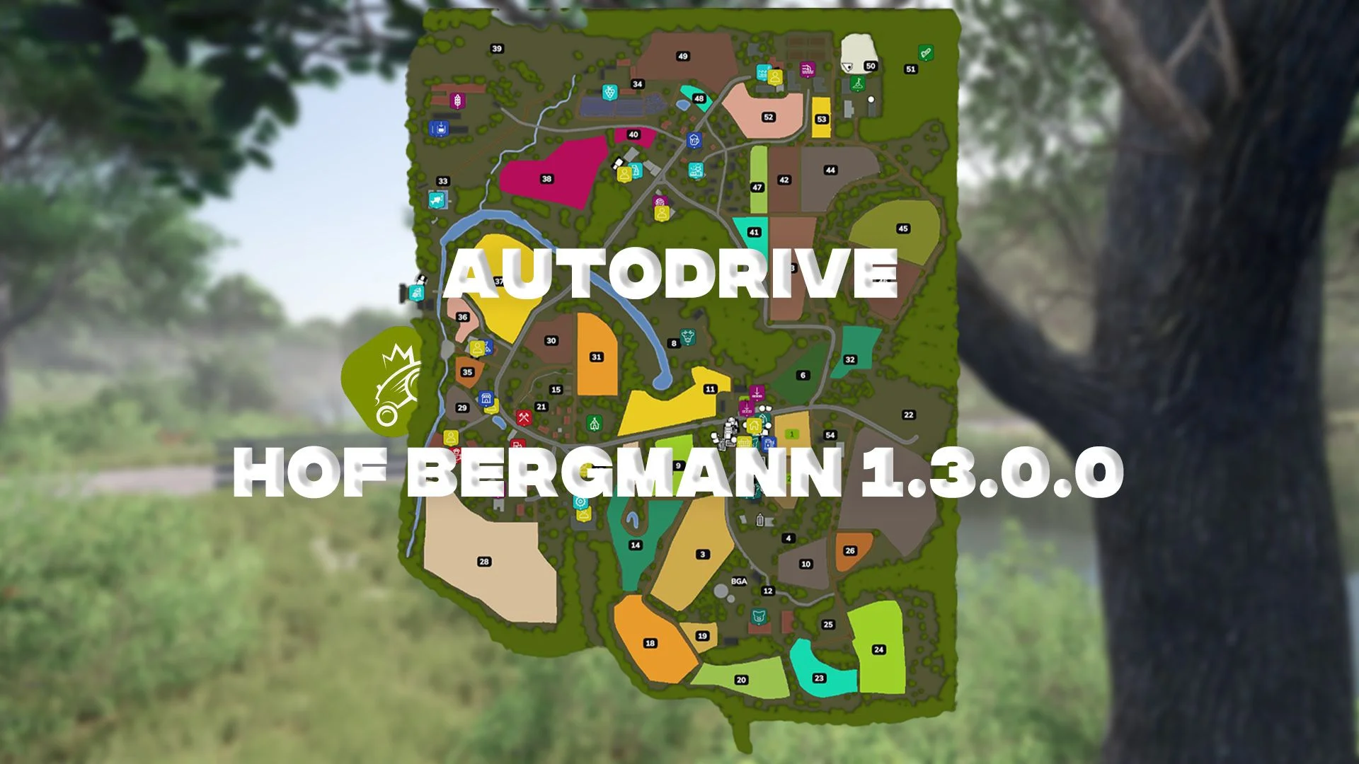 FS25 Autodrive Hof Bergmann 1.3.0.0 V1.0.1 FS25 Mod Free Download