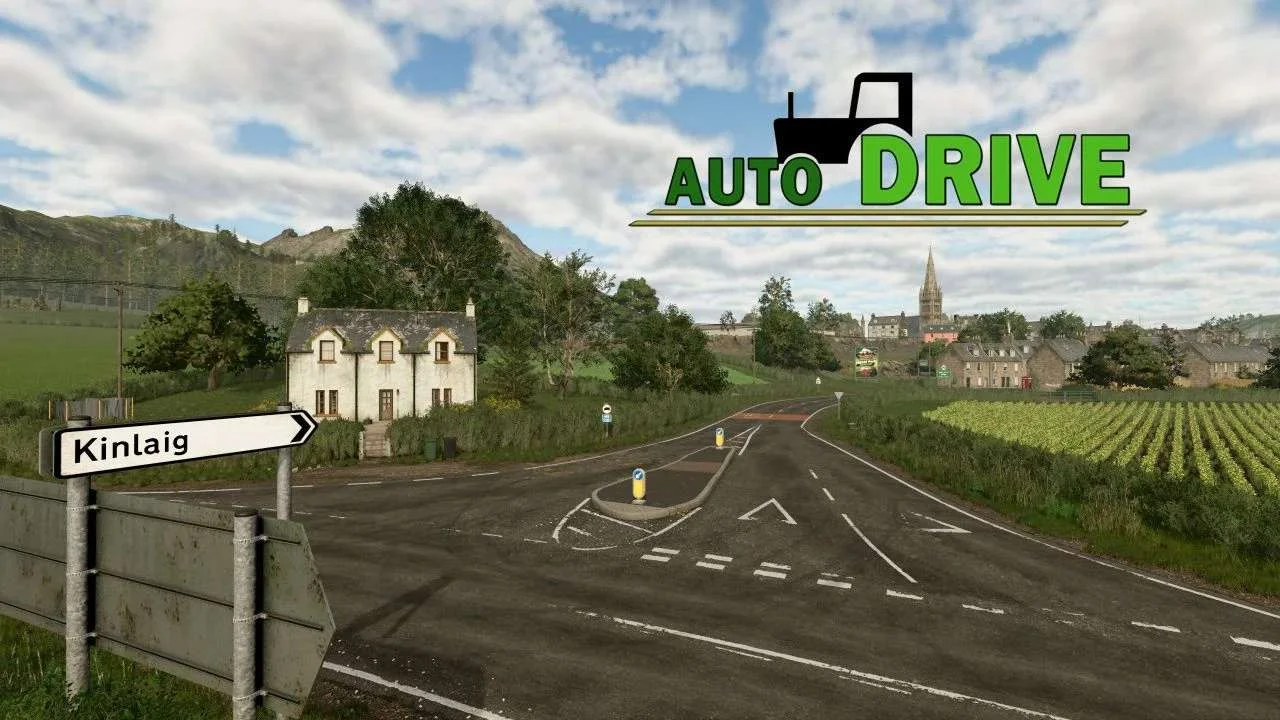 FS25 AutoDrive Kinlaig v1.0 FS25 Mod Free Download