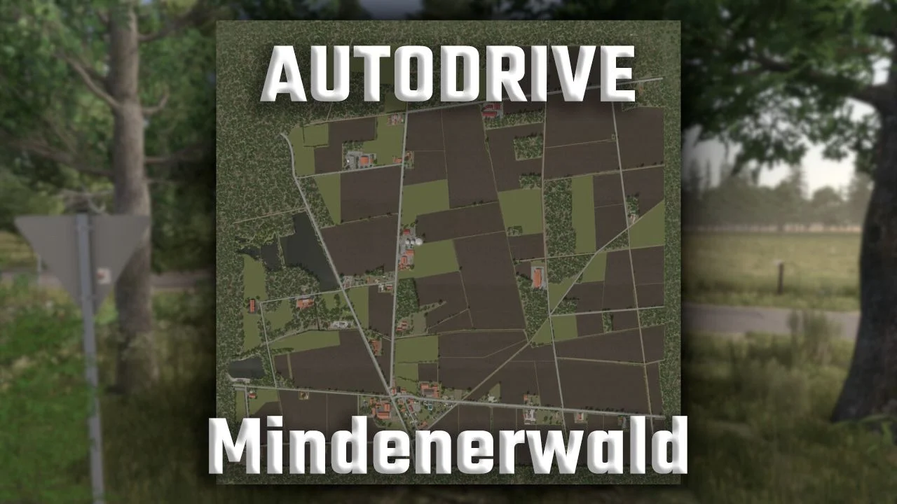 FS25 AutoDrive Mindenerwald v1.0 FS25 Mod Free Download