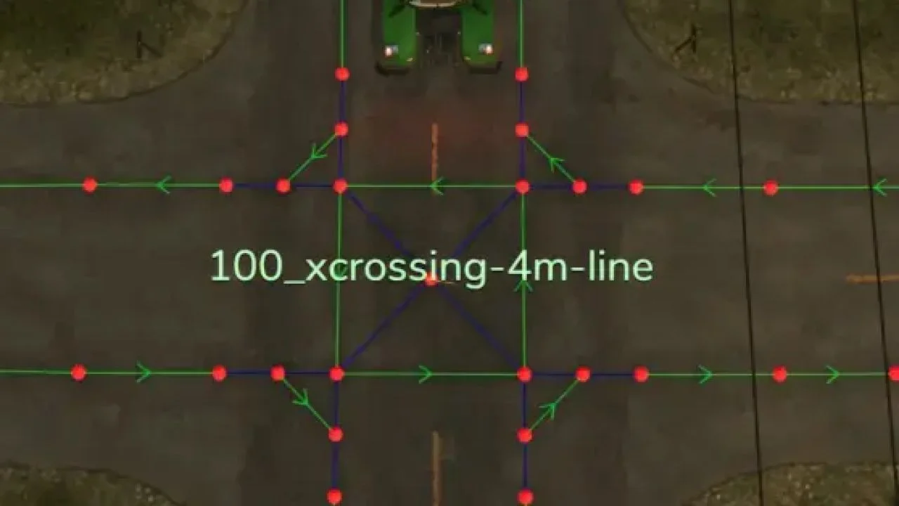 FS25 AutoDrive xCrossing V1.0.0.1 FS25 Mod Free Download