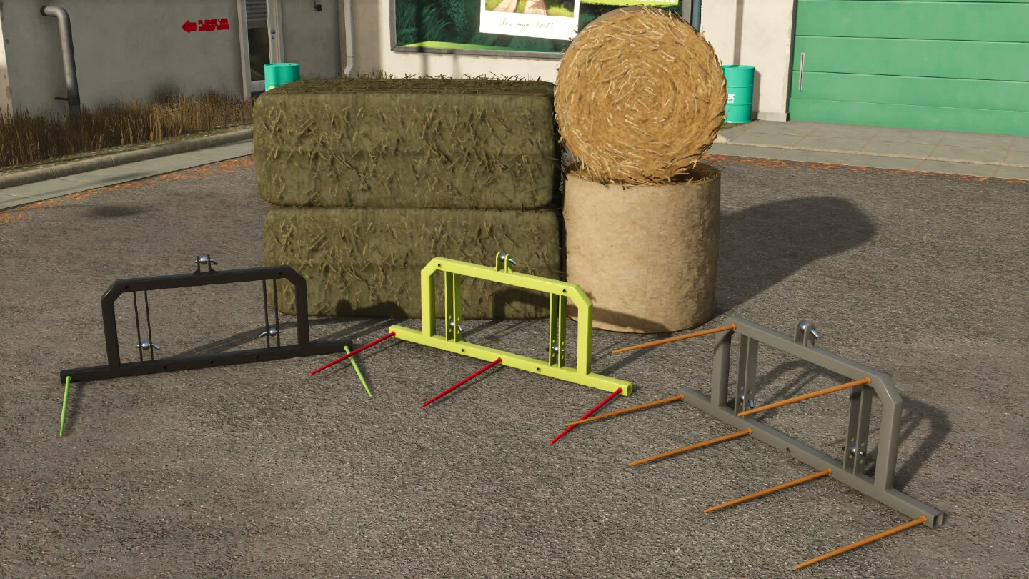 FS25 3 Point Bale Spike v1.0 Balers Mod FS25 Mod Free Download