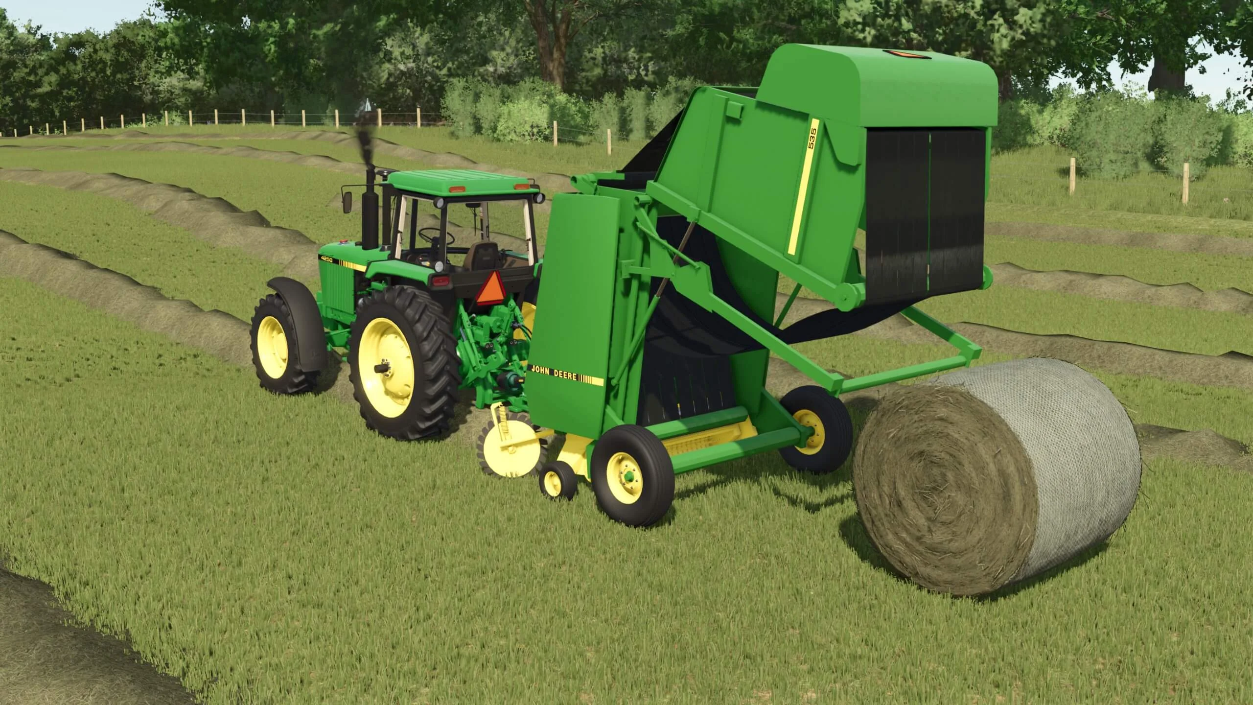 FS25 John Deere 435 and 535 Balers V1.0 FS25 Mod Free Download