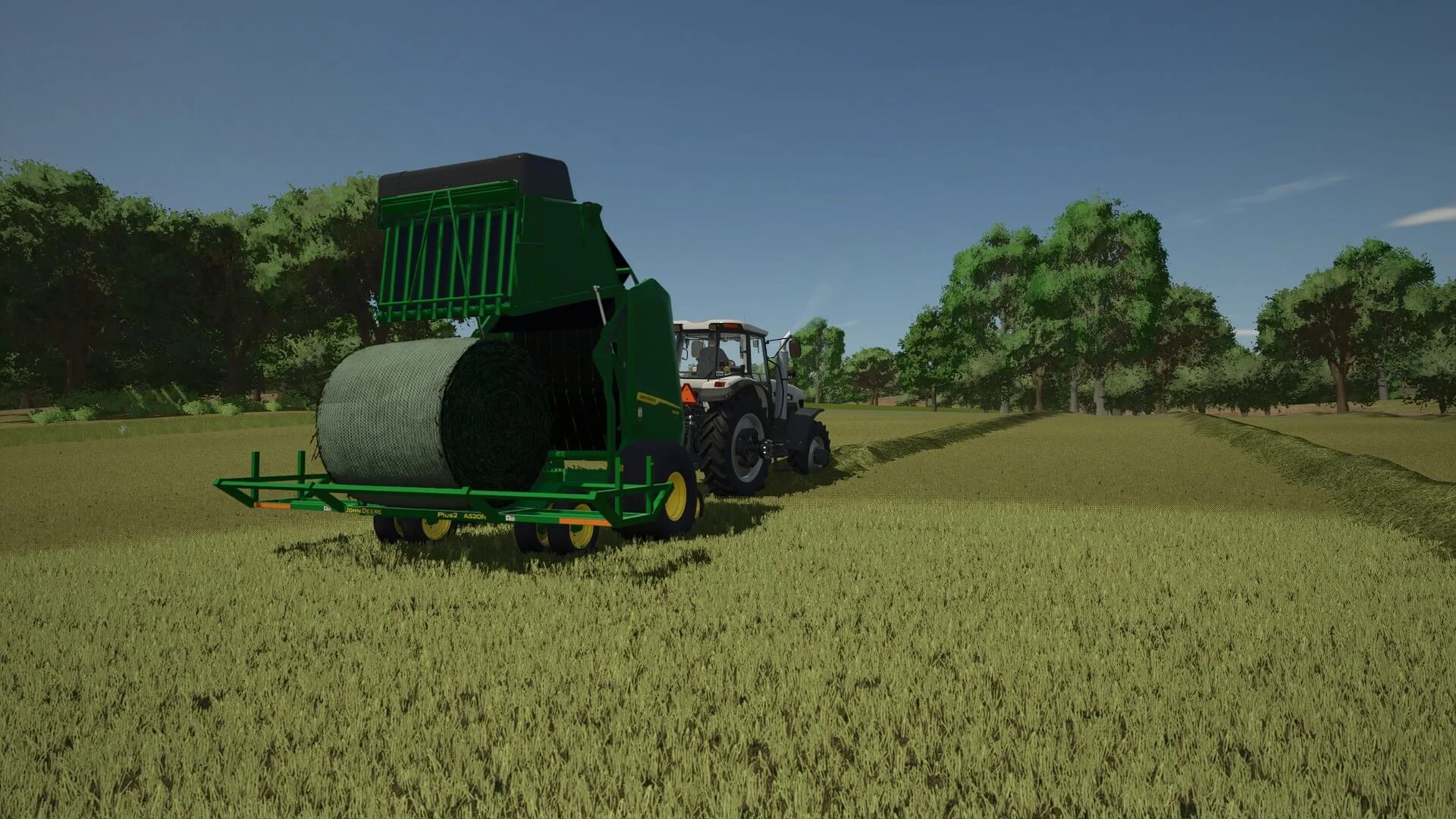 FS25 John Deere 561R + A520R Accumulator V1.1 Balers Mod FS25 Mod Free Download