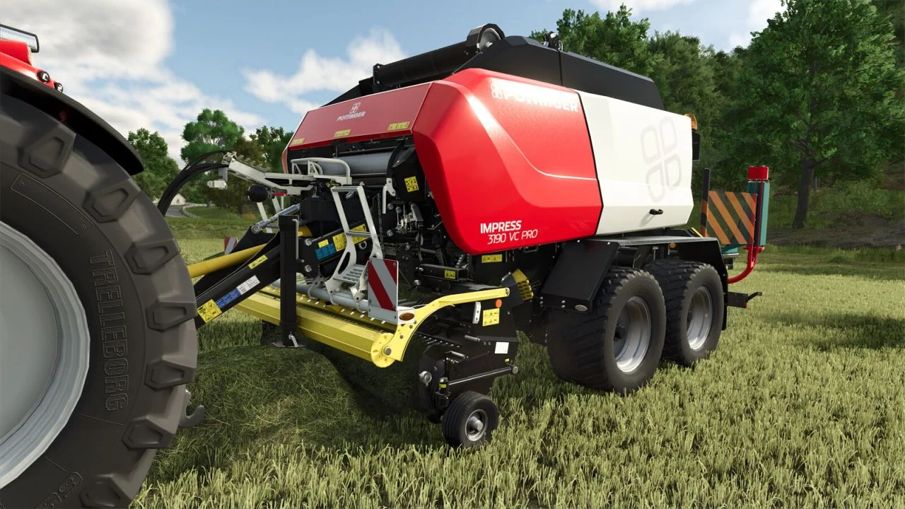FS25 Poettinger Impress 3190 VC PRO v1.0.0.1 Balers Mod FS25 Mod Free Download