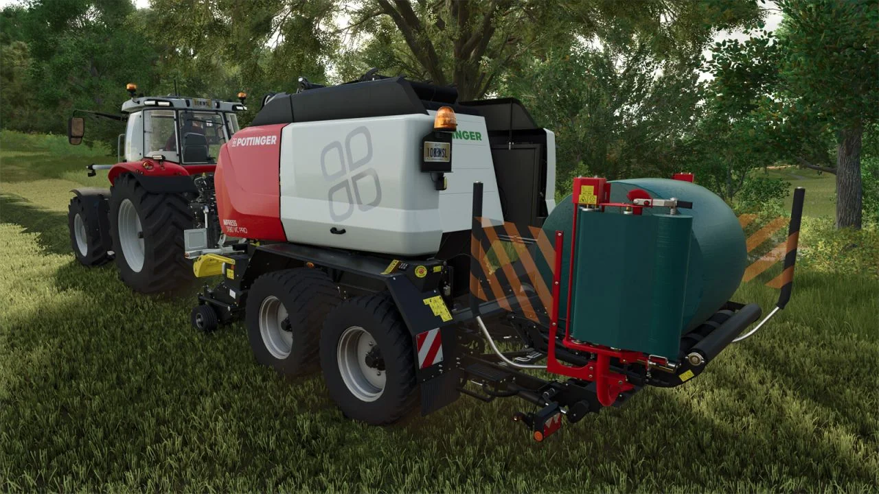 FS25 Poettinger Impress 3190 VC PRO v1.0 Balers Mod FS25 Mod Free Download