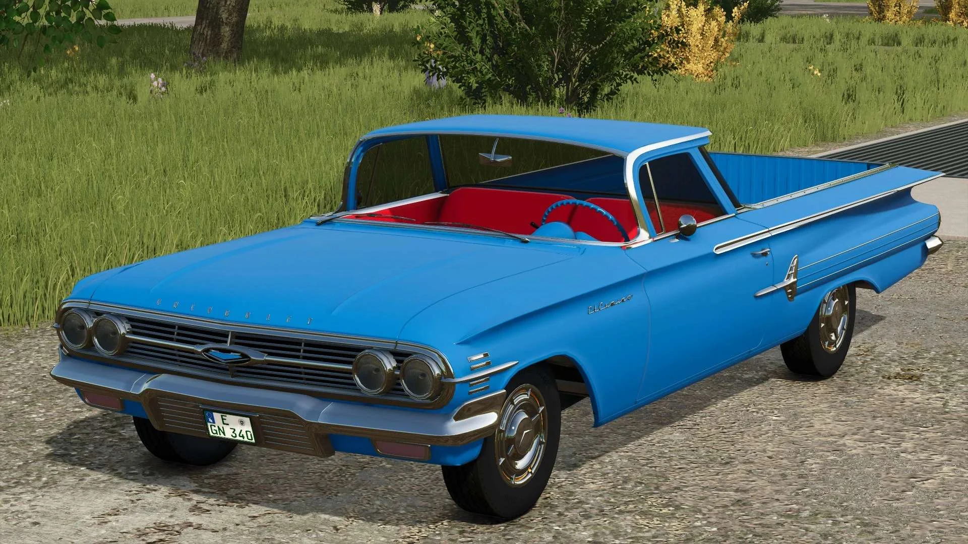 FS25 1960 Chevrolet El Camino v1.0 Cars Mod FS25 Mod Free Download