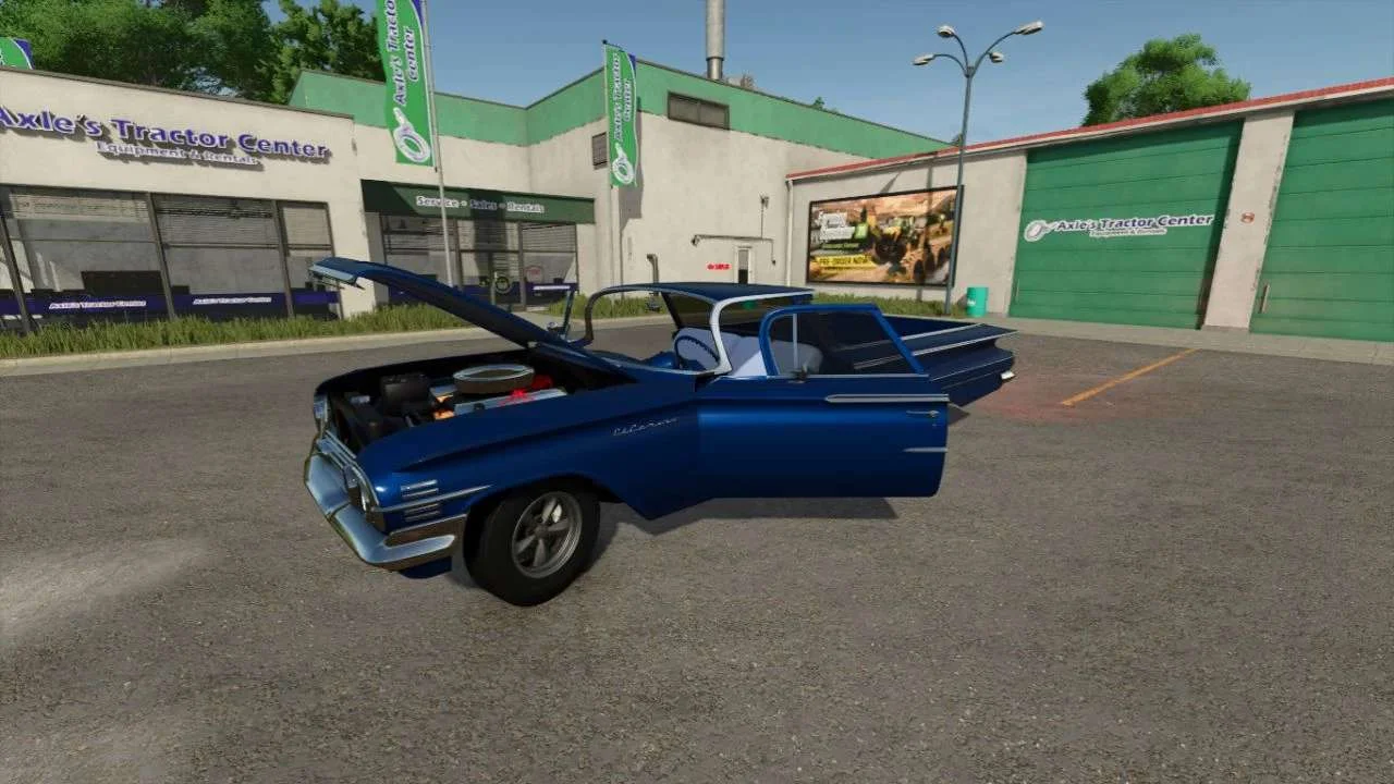 FS25 1960 Chevrolet El Camino v1.1 Cars Mod FS25 Mod Free Download