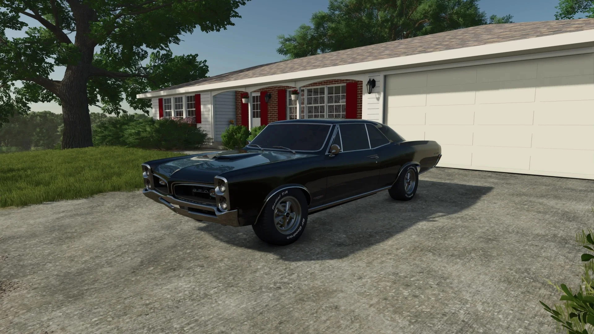 FS25 1966 Pontiac GTO v1.0 Cars Mod FS25 Mod Free Download