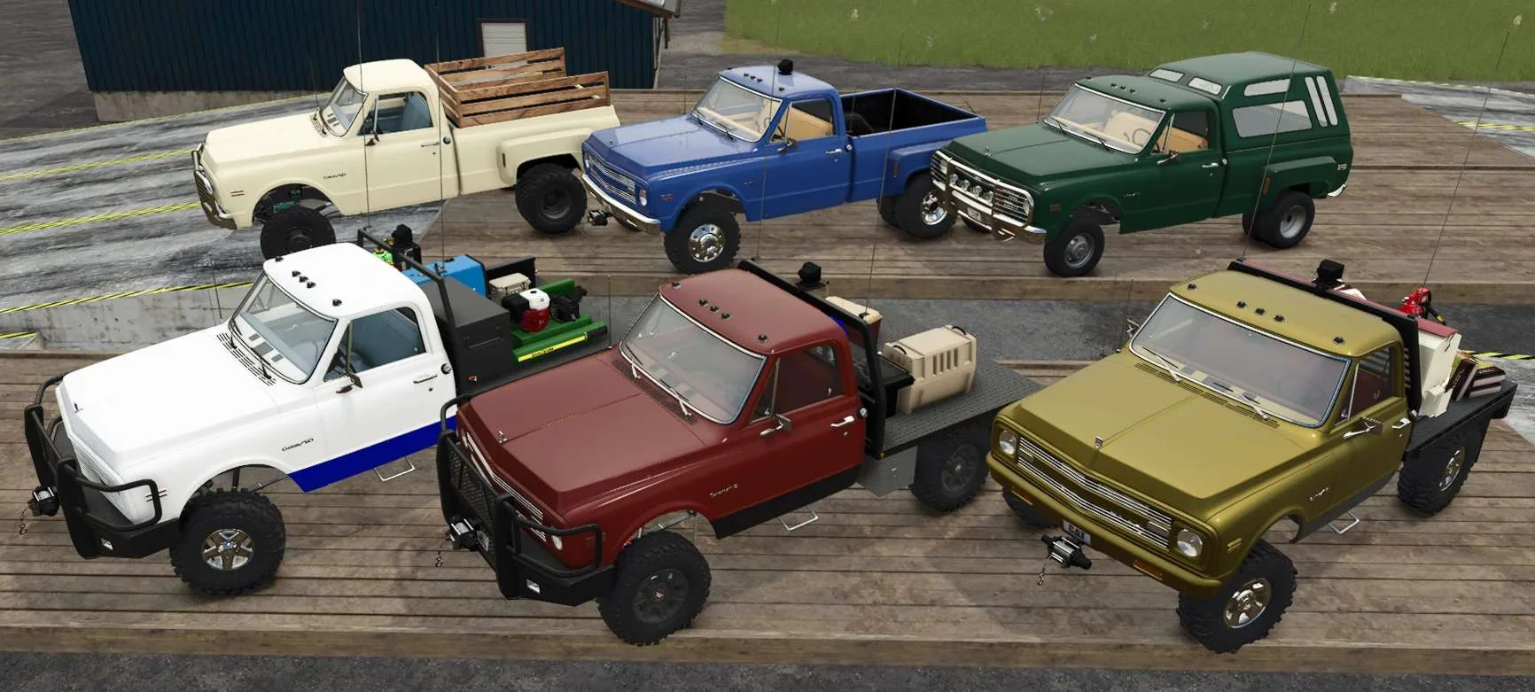 FS25 1970 Chevrolet K20 4×4 (Short Wheel Base) v1.0 Cars Mod FS25 Mod Free Download