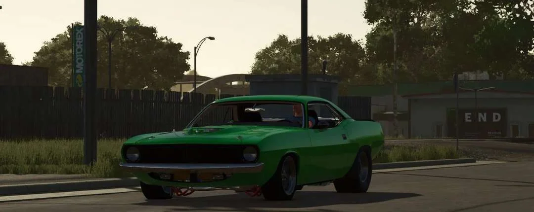 FS25 1974 Plymouth Barracuda v1.0 Cars Mod FS25 Mod Free Download