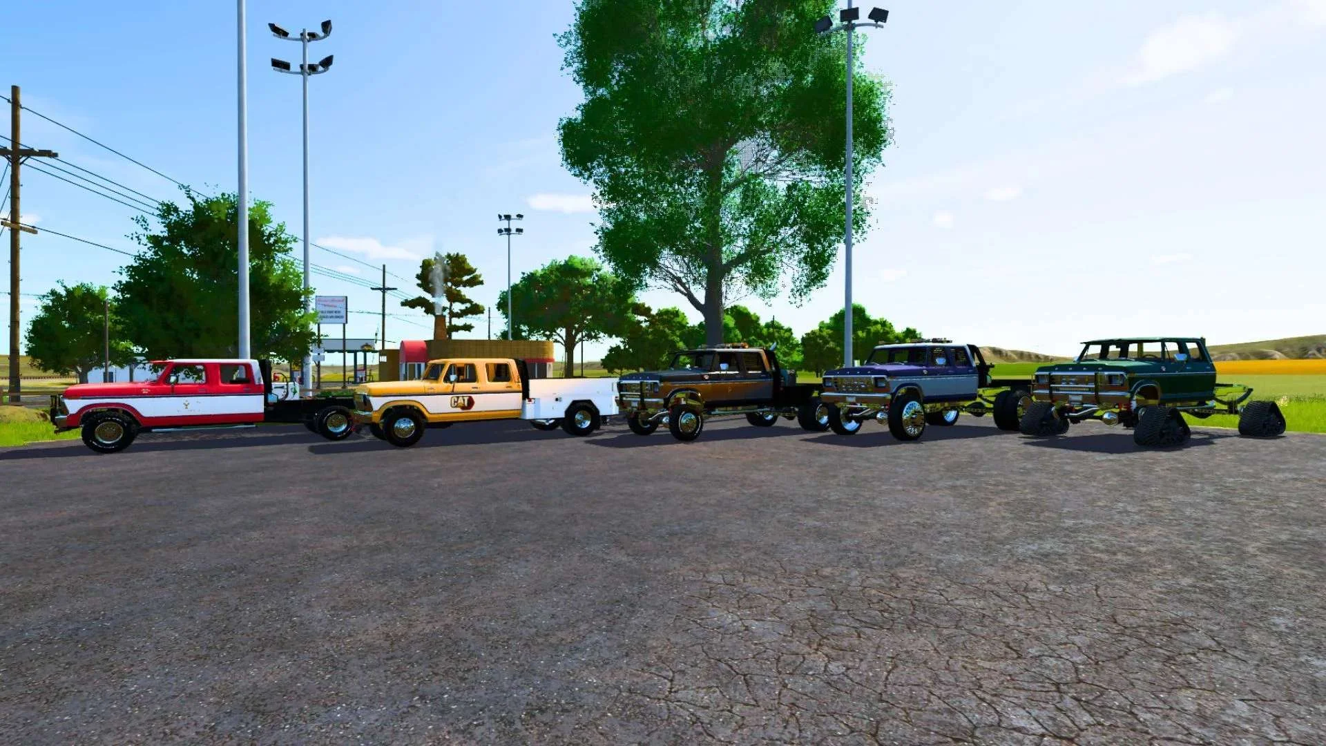 FS25 1979 Ford F350 Crew Cab v1.0.0.2 Cars Mod FS25 Mod Free Download