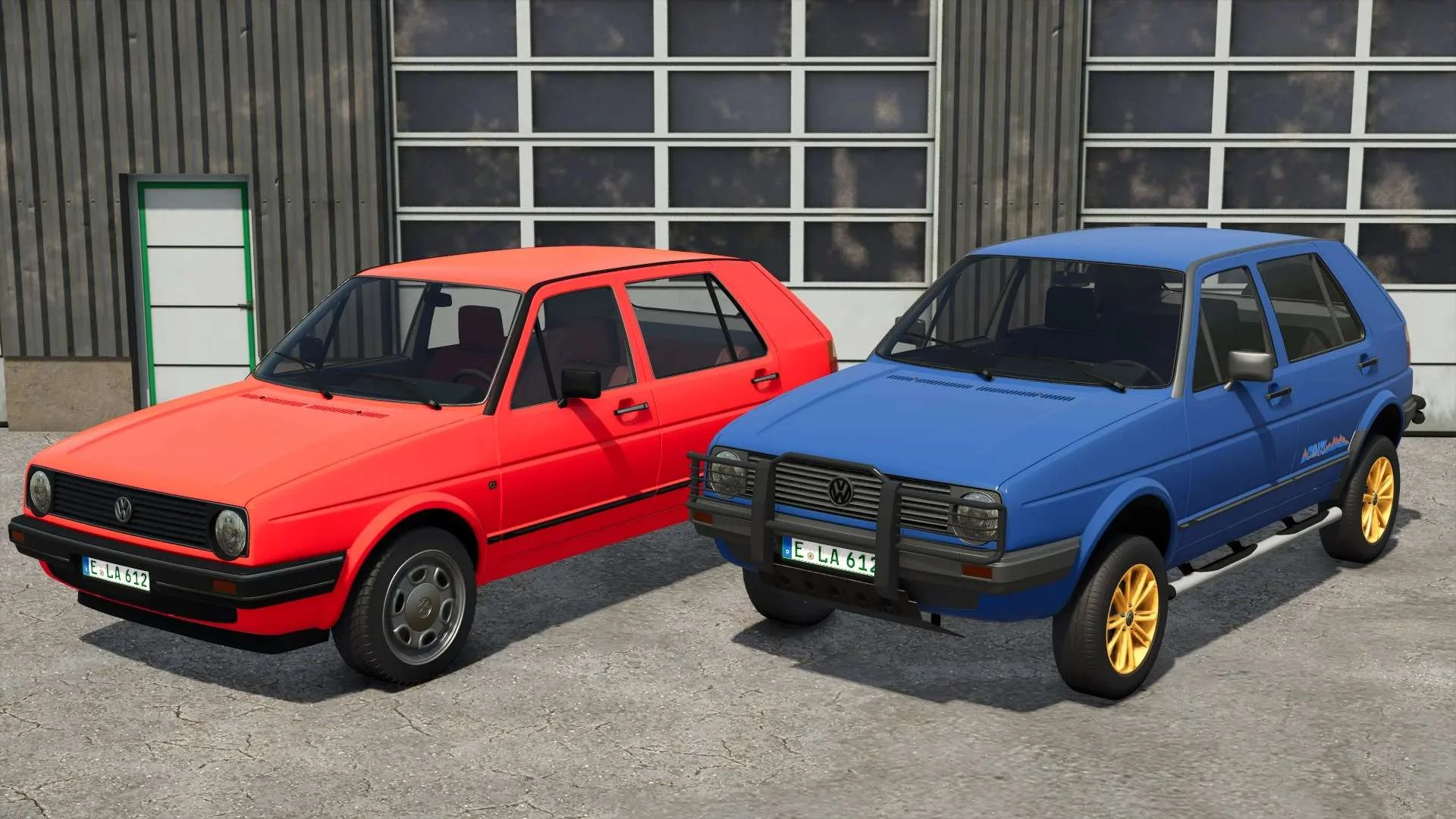 FS25 1983 Volkswagen Golf & Volkswagen Golf II Country v1.0 Cars Mod FS25 Mod Free Download