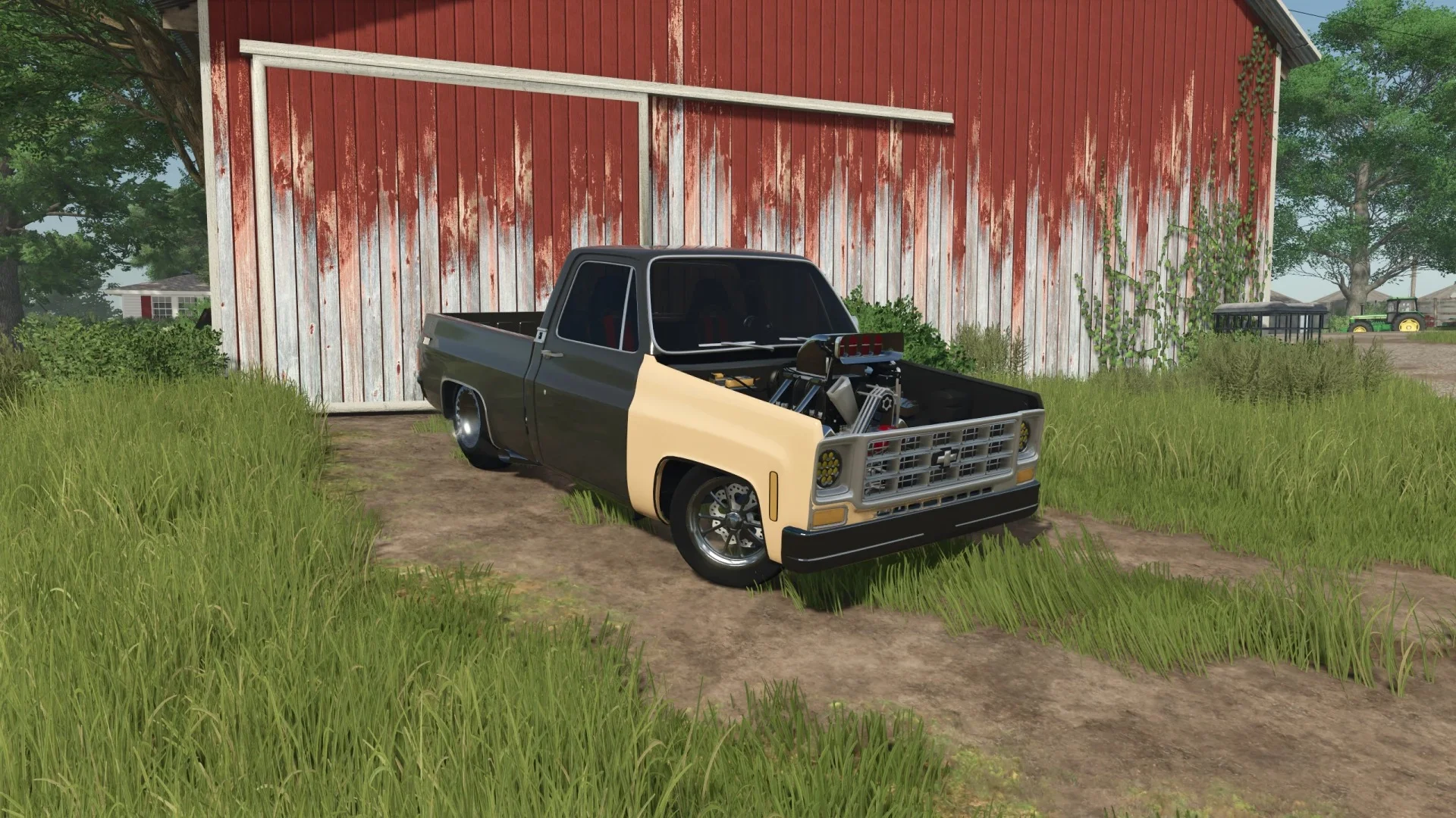 FS25 1986 Chevy C10 Drag v1.0 Cars Mod FS25 Mod Free Download