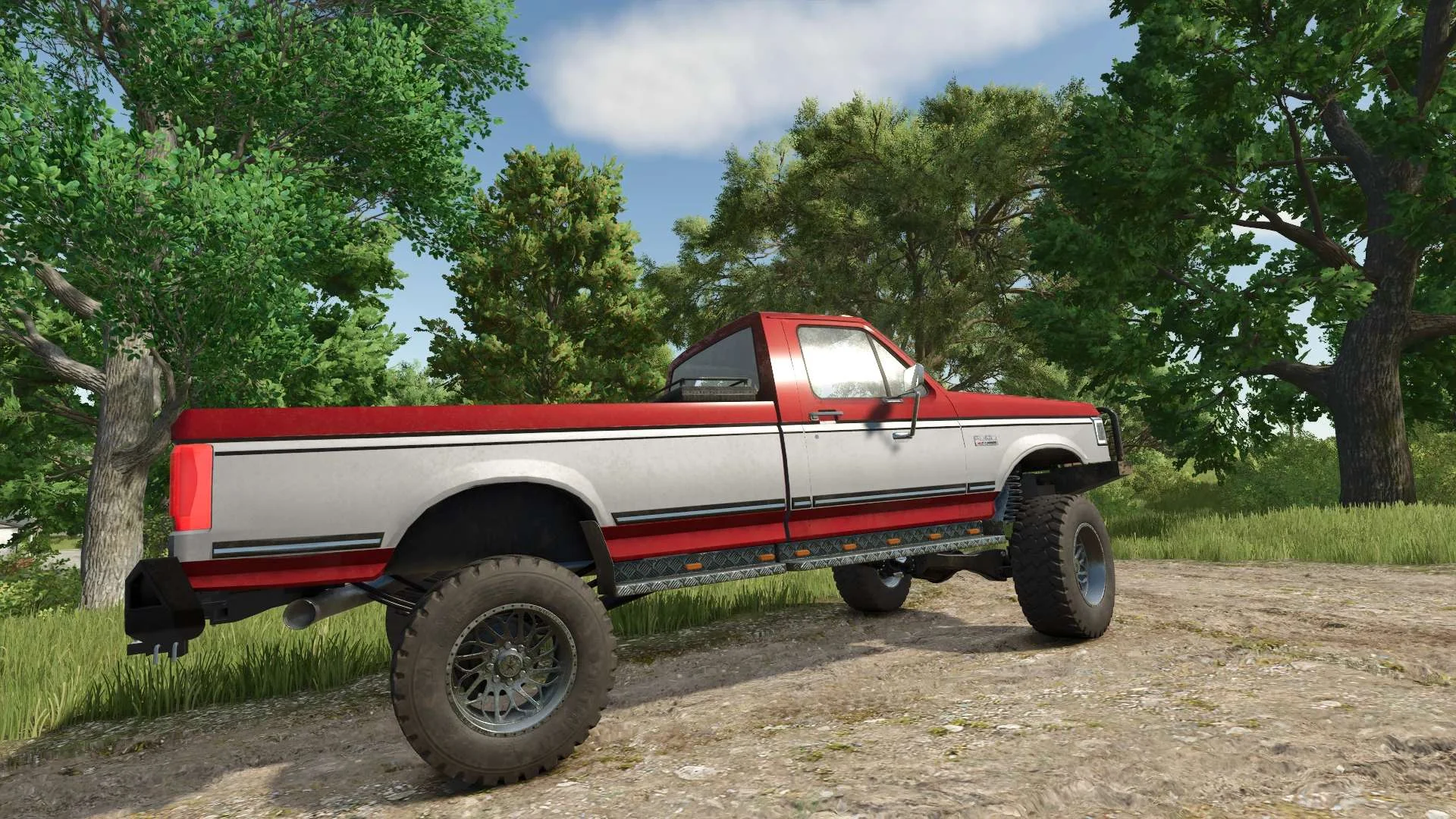FS25 1990 Ford F250 v1.0 Cars Mod FS25 Mod Free Download