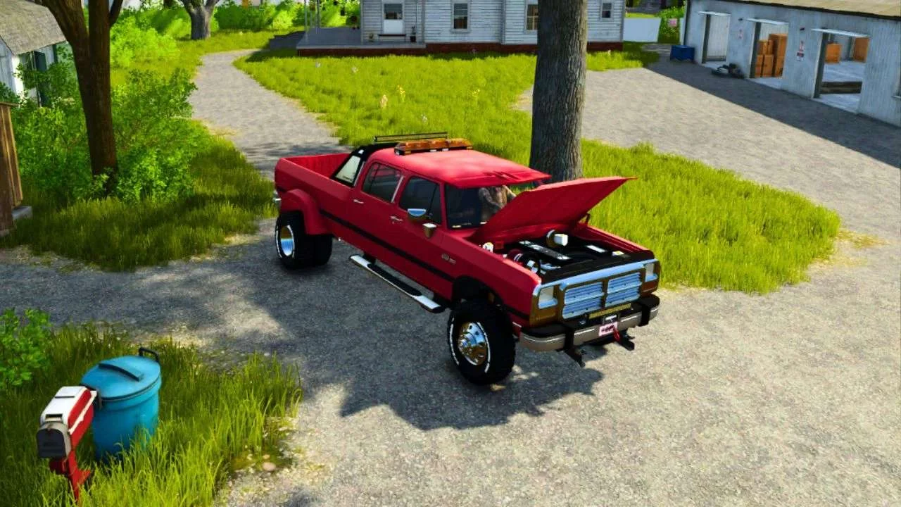 FS25 1992 Dodge Ram D 250 Crew Cab v1.0.0.2 Cars Mod FS25 Mod Free Download