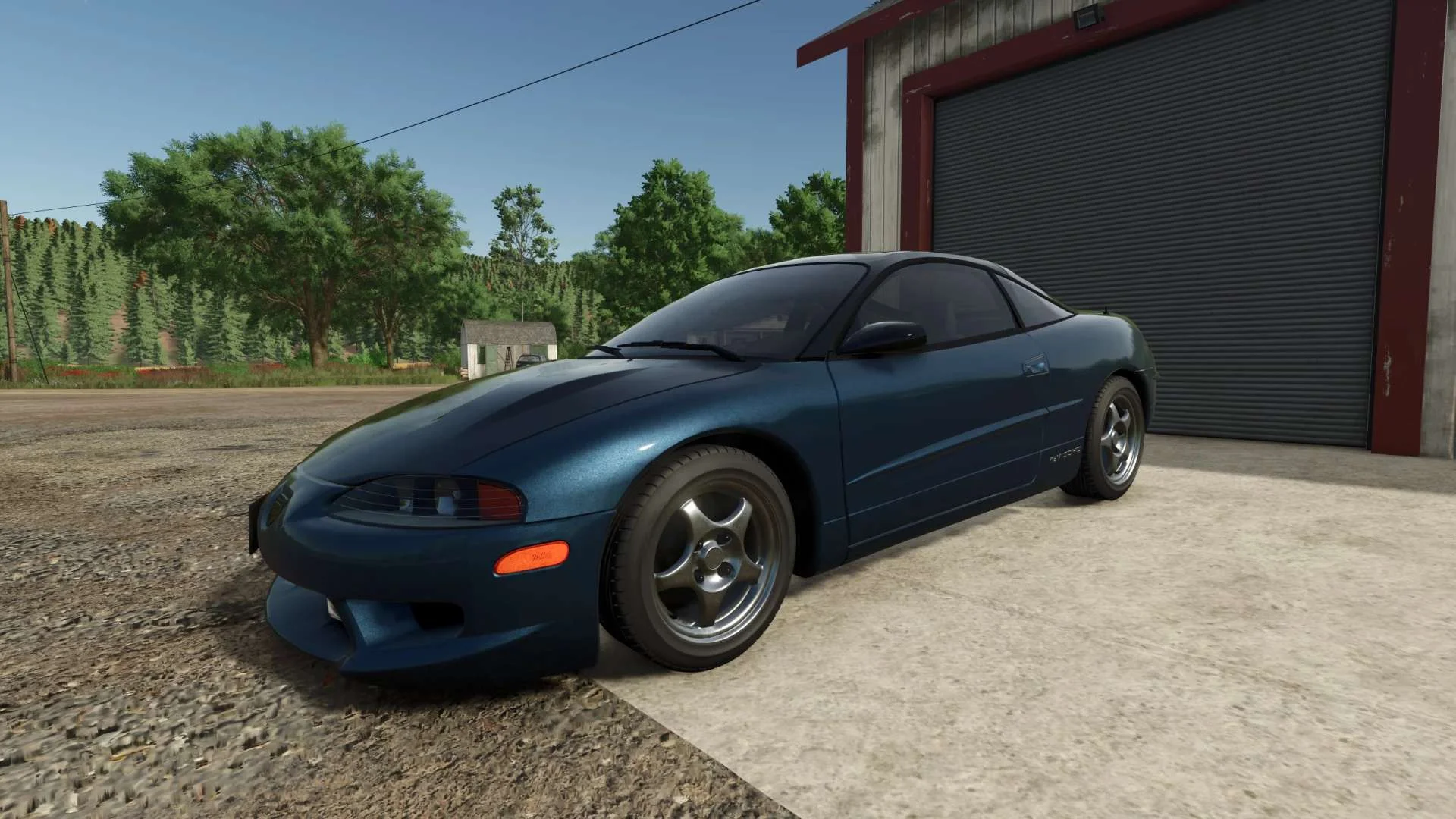 FS25 1997 Eagle Talon TSi v1.0 Cars Mod FS25 Mod Free Download
