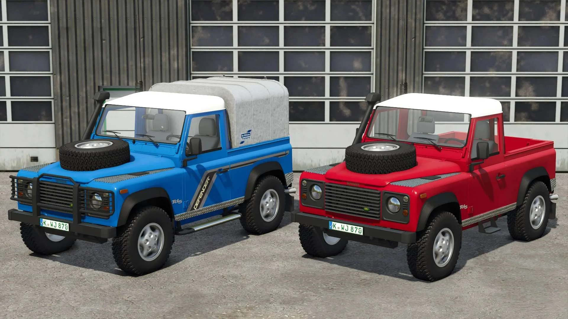 FS25 1997 Land Rover Defender 90 TD5 v1.0 Cars Mod FS25 Mod Free Download