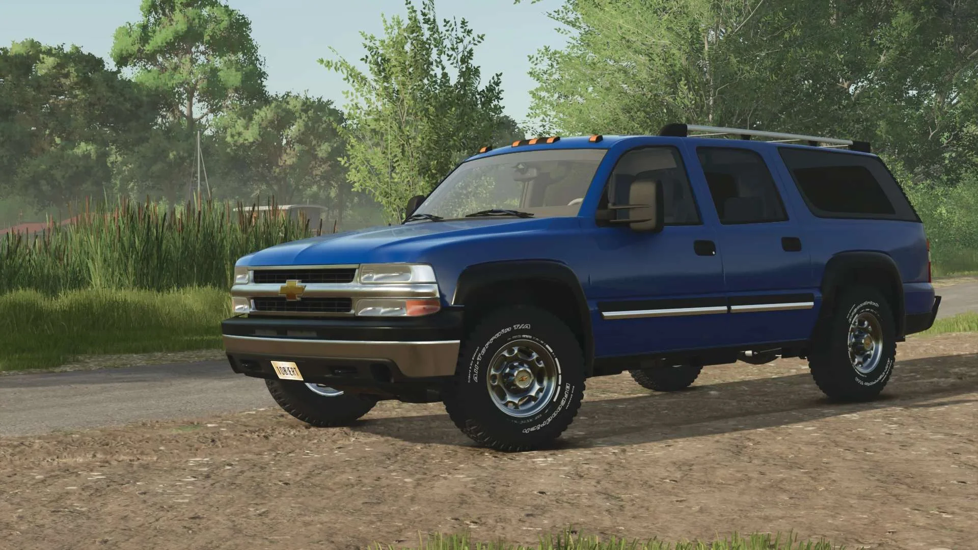 FS25 2002 Chevy Suburban 2500 v1.0 Cars Mod FS25 Mod Free Download