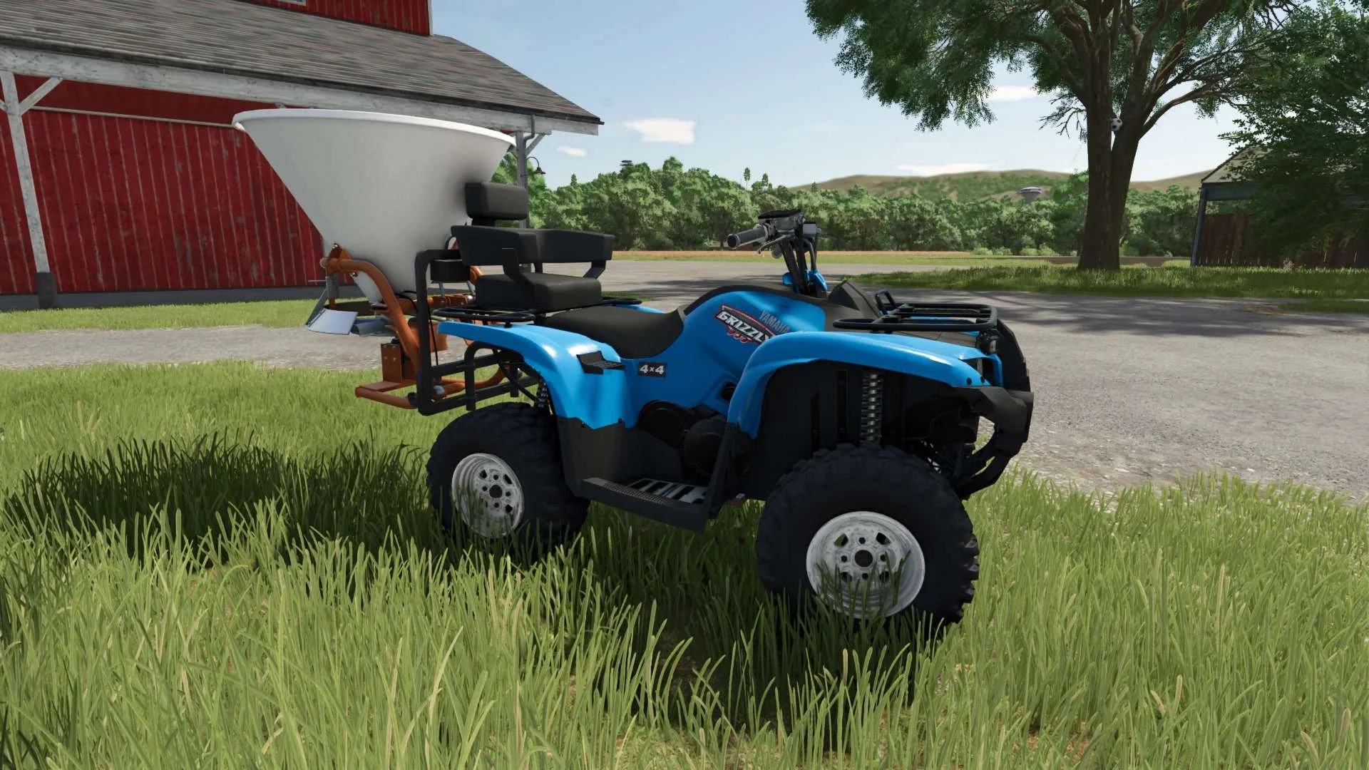 FS25 2009 Yamaha Grizzly 700 EPS v1.0 Cars Mod FS25 Mod Free Download