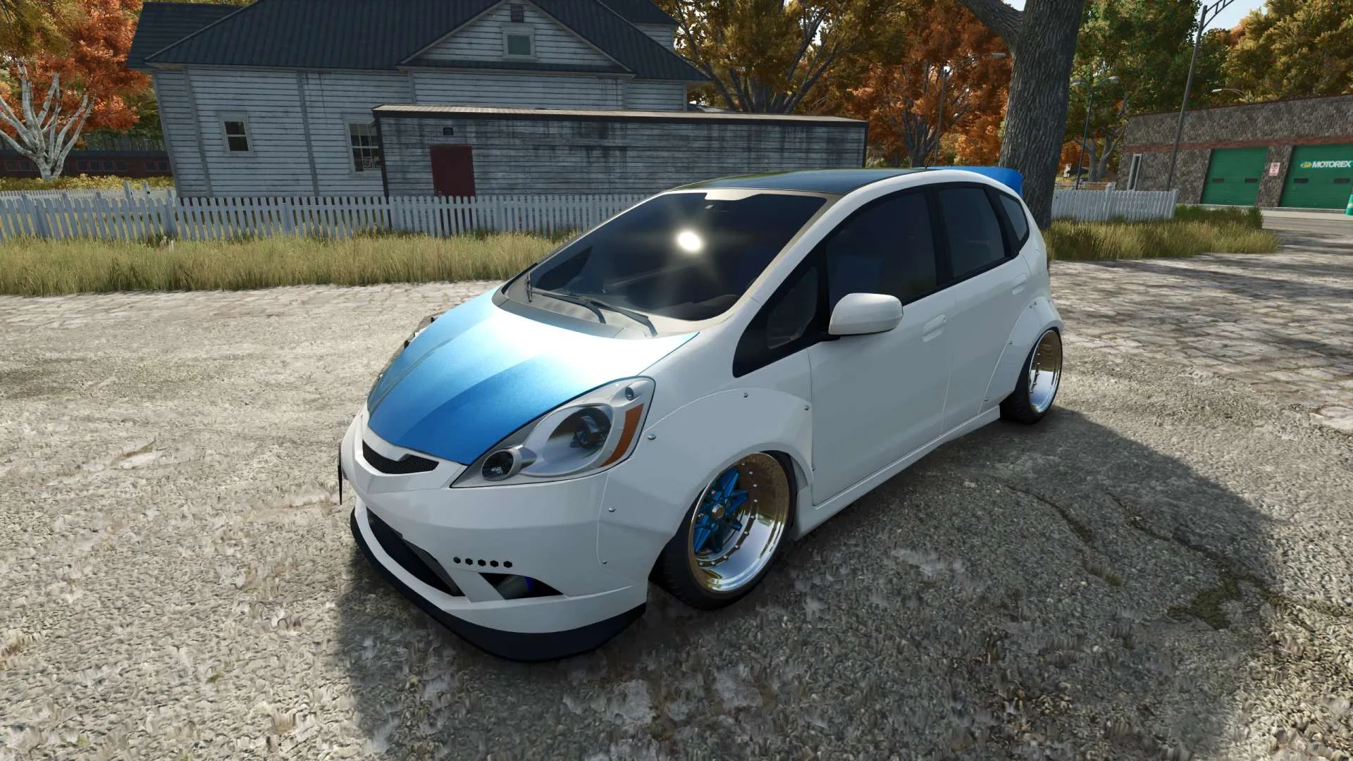 FS25 2010 Honda Fit Rocket Bunny v1.0 Cars Mod FS25 Mod Free Download