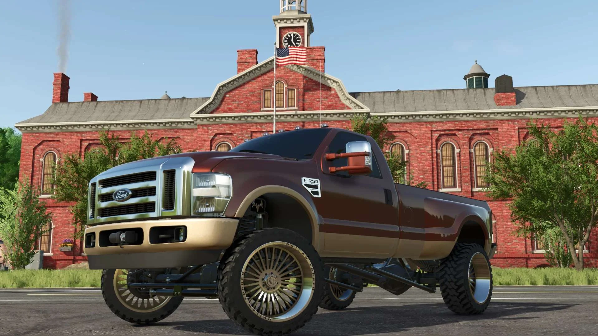 FS25 2010 Single Cab Ford F250 v1.0 Cars Mod FS25 Mod Free Download