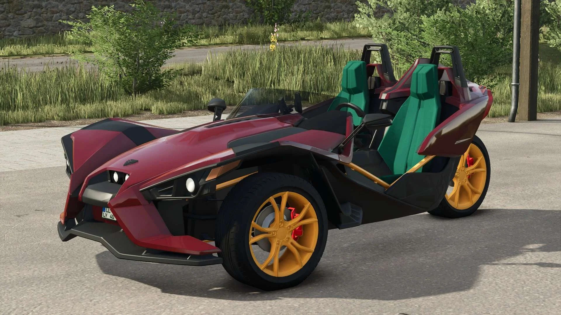 FS25 2015 Polaris Slingshot v1.0 Cars Mod FS25 Mod Free Download