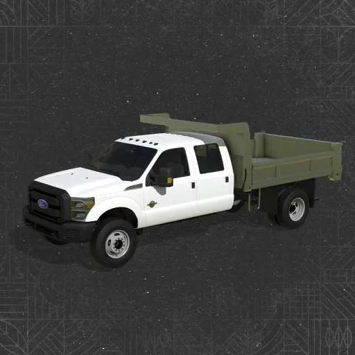 FS25 2016 F450 Dump v1.0 Cars Mod FS25 Mod Free Download