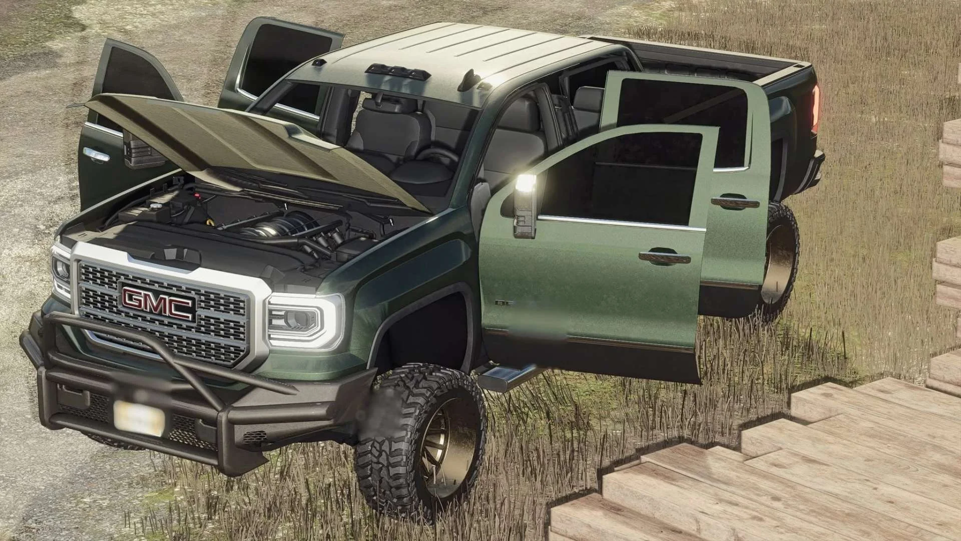 FS25 2017 GMC 1500 V1.0 Cars Mod FS25 Mod Free Download