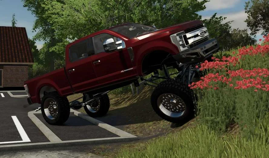 FS25 2018 Ford F250 AnyLevel v1.0 Cars Mod FS25 Mod Free Download
