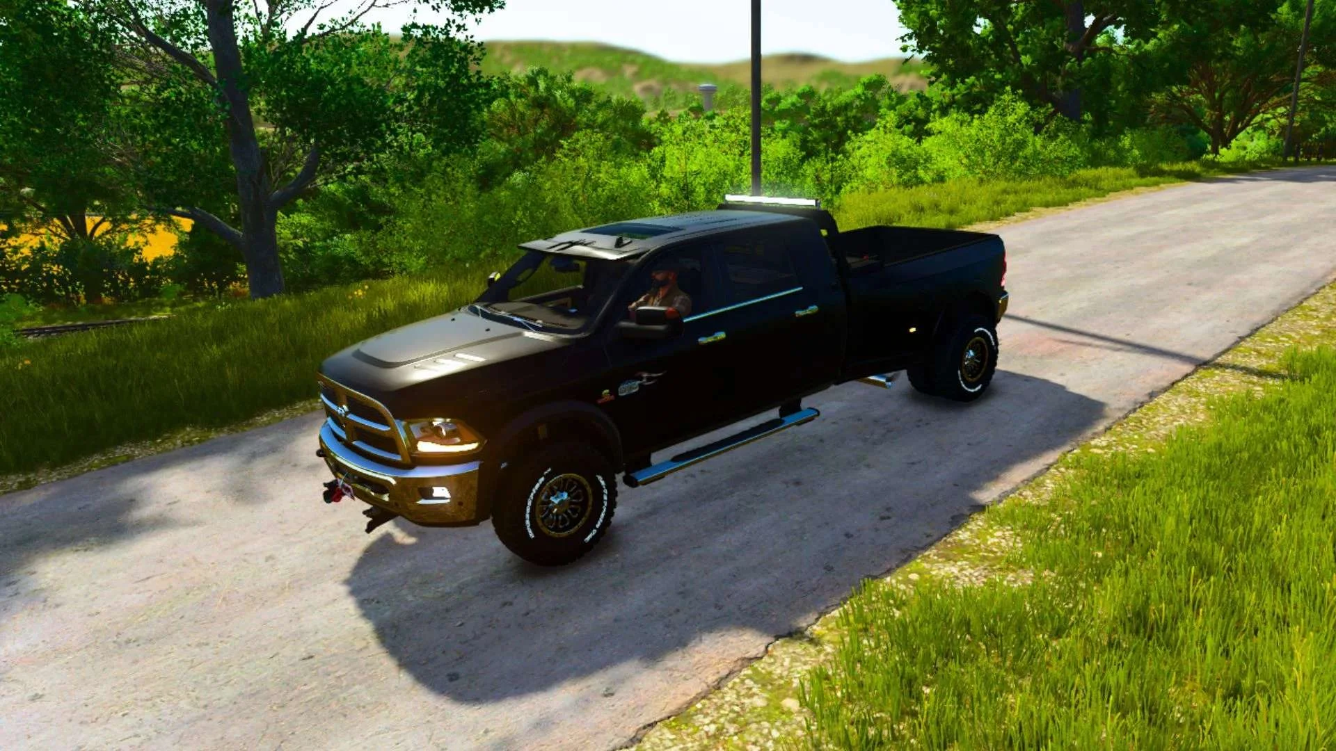 FS25 2018 Ram 3500 Mega Crew Cab v1.0 Cars Mod FS25 Mod Free Download