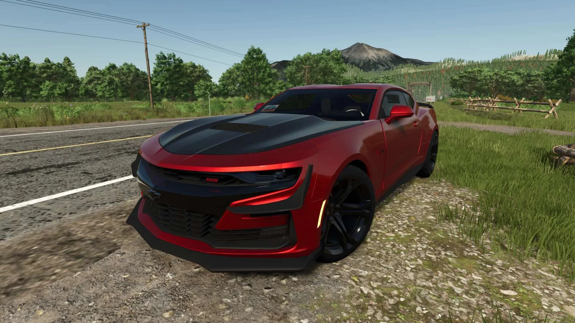 FS25 2019 Chevrolet Camaro SS 1LE v1.0 Cars Mod FS25 Mod Free Download
