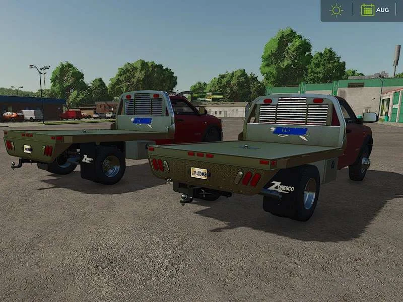 FS25 2020 Dodge Ram 5500HD Flatbed Extended v1.0 Cars Mod FS25 Mod Free Download